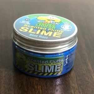 Slime Licker scented Fluffy Slime Blue Razz 2.82oz. Aged 4+